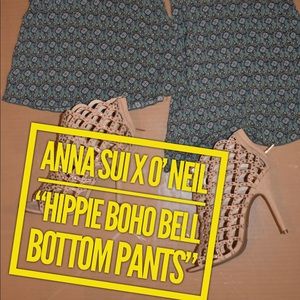 O’Neill x Anna Sui- “Boho Bell Bottom” Size Small